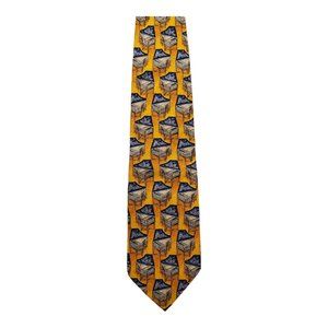Condition  This necktie has been lightly worn.  Length: 60" Width: 4" Material: